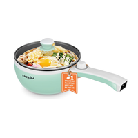 Dezin Spring sales Electric Pot, Non-Stick Sauté Pan, Mini Electric Fondue Pot for Cheese, Stir Fry, Roast, Steam with Power...