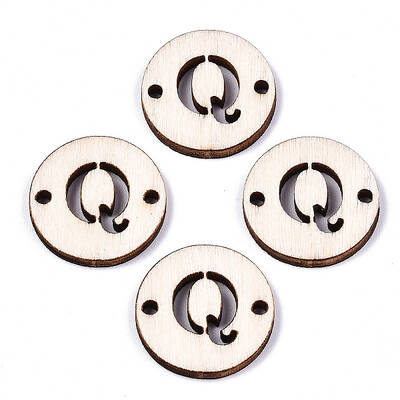 Unfinished Natural Poplar Wood Links Connectors