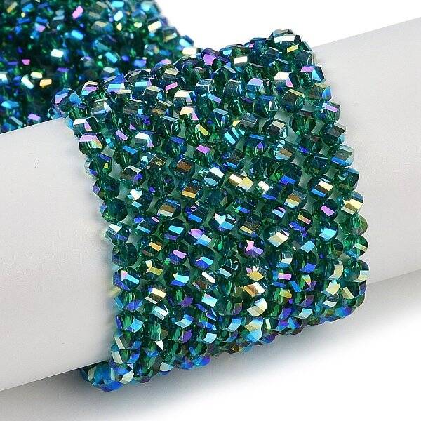 Electroplate Glass Beads Strands