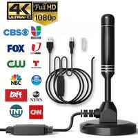 6000+ Miles Long Range Digital TV Antenna - Amplified HD Reception for 4K, 1080P & Fire TV | Ultra-Compact Design with Magnet...