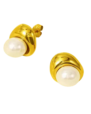 18K Pearl Stud Earrings - Lovelier Than Ever