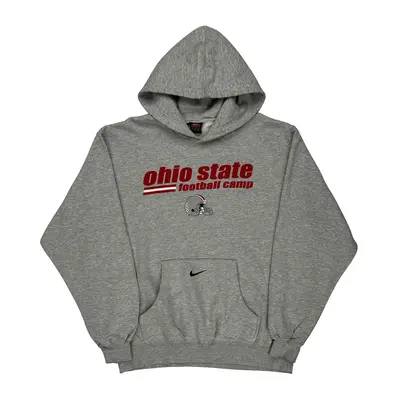Ohio State Football Camp Nike Hoodie - XL Grey Cotton Blend