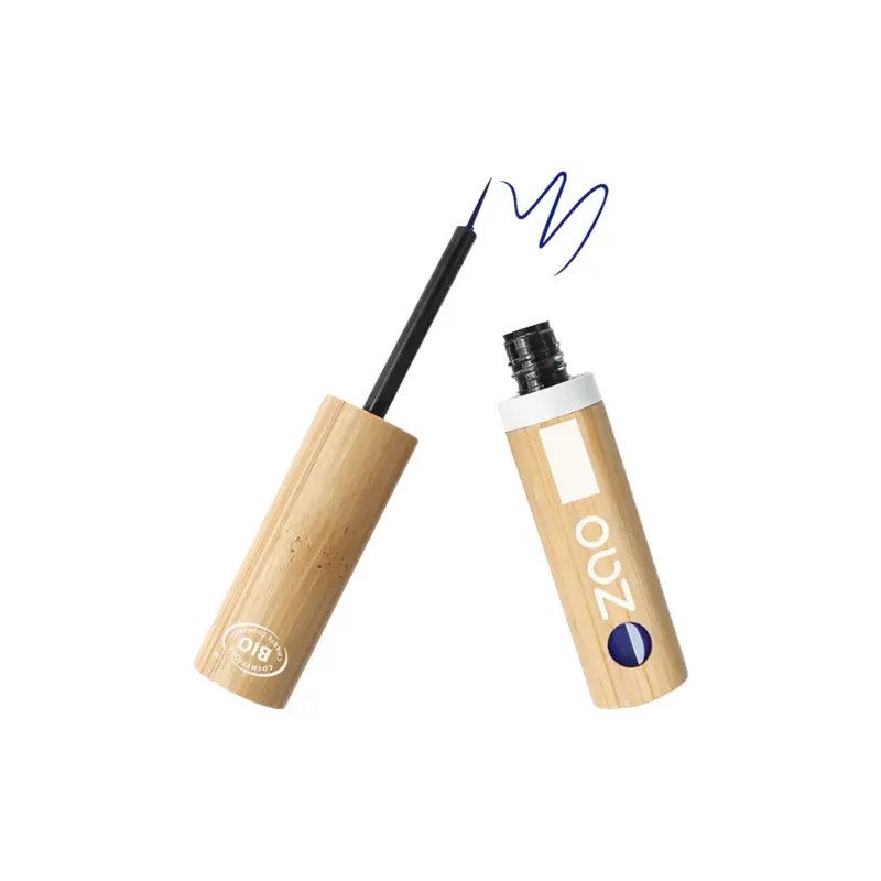 Zao Make Up Eyeliner Brush, 072 Electric Blue (4.50 G)