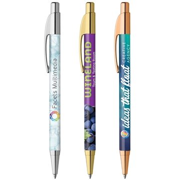 250 Custom Elite Slim Premium Metallic - Chrome & Hybrid Ink