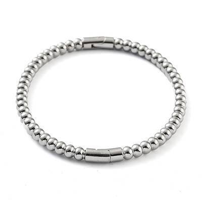 Non-Tarnish 201 Stainless Steel Hinged Bangle