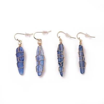 Natural Kyanite Dangle Earrings