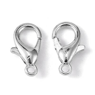 Zinc Alloy Lobster Claw Clasps