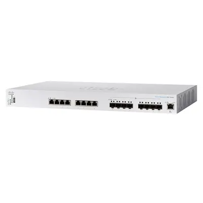 Cisco CBS350-16XTS-JB-RF | Business 350 Series CBS350-16XTS 8 x Ports 10GBase-T + 8 x SFP+ Ports Layer 3 Managed Rack-mountab...