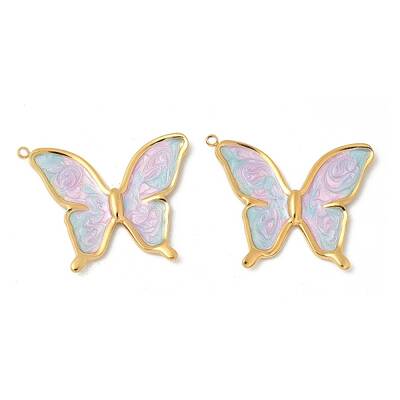 304 Stainless Steel Enamel Pendants