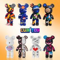 Cubi Medium Bear Series Micro 3D Building Block Set (3668 PCS EACH) ABS Micro Blocks for Coordination and Creative Play, 21x1...