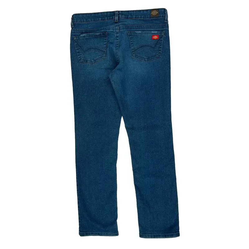 Dickies Slim Jeans - 36W UK 16 Blue Cotton Blend