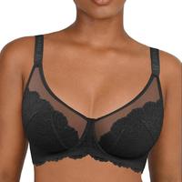 Shapellx Supportive Unlined Lace Underwired Everyday Bra for Plus-Size Bust Comfortable Womenswear Sexy
