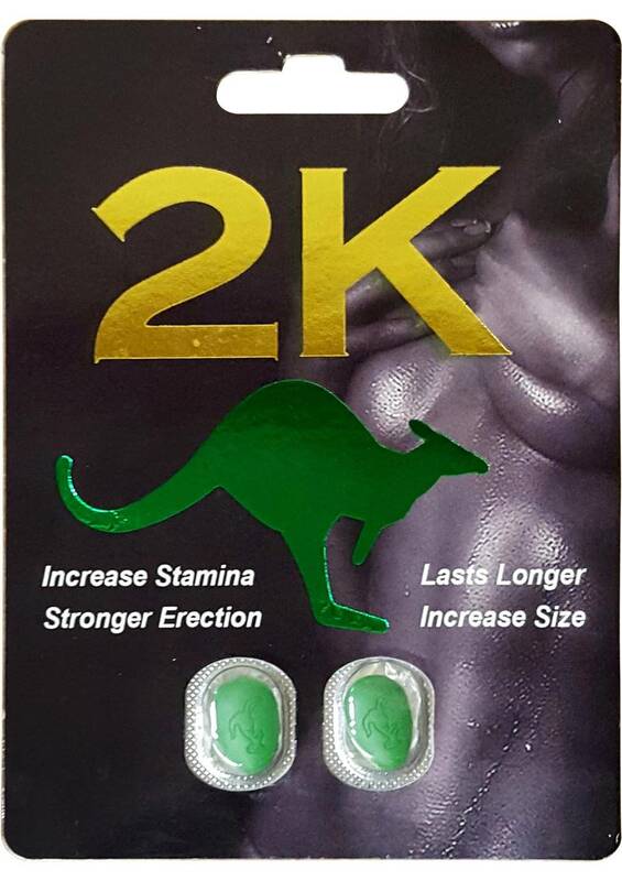 Kangaroo 2k For Him Green 2ct 30pc Disp