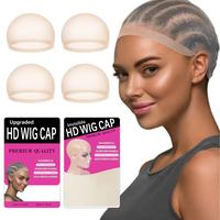 Matchu Hair 1 Pack Invisible HD Human Hair Wig Cap Breathable Nylon Wig Caps for Women