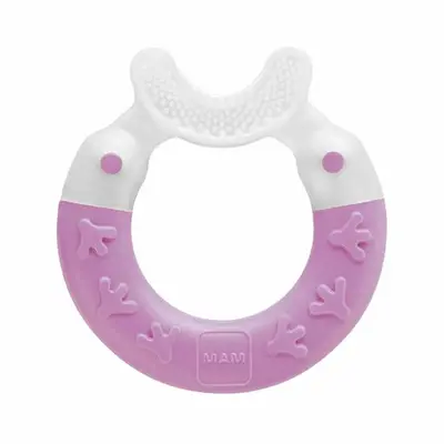 Mam pink teething ring