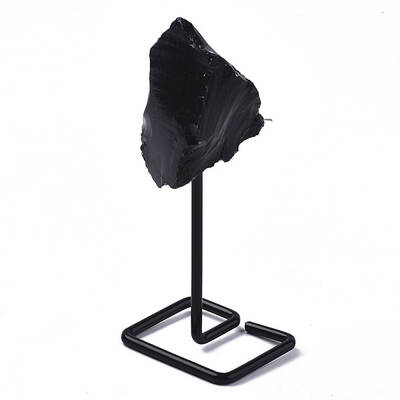 Natural Obsidian Display Decorations
