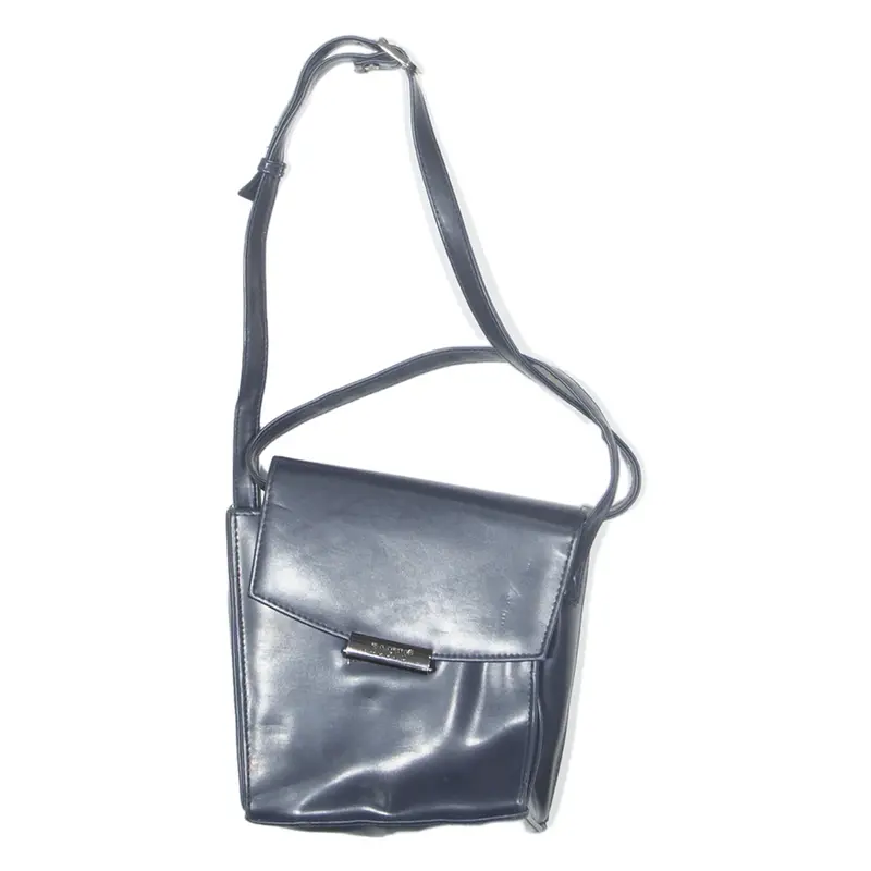 BOGY'S Womens Handbag Blue Leather 90s