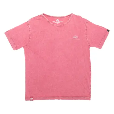 ALPHA INDUSTRIES Mens T-Shirt Pink M