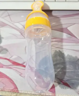 Baby Spoon Bottle Feeder | Color: Yellow