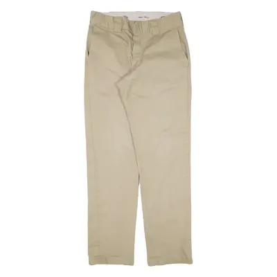 DICKIES Workwear Mens Trousers Beige Slim Tapered W30 L30