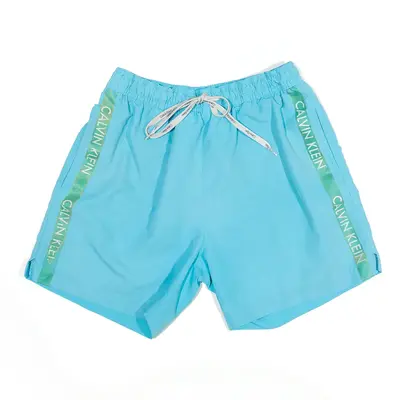 CALVIN KLEIN Swimming Shorts Blue Regular Sports Womens S W28