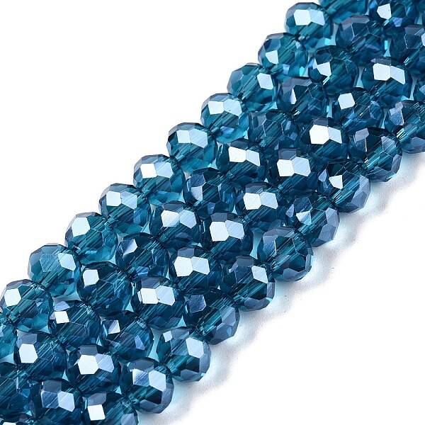 Electroplate Glass Beads Strands