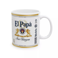 [Sale Up To 30%]El Papa Mas Chingon Coffee Mug, Modelo Beer Cup, Regalos Para El Día Del Padre For Papá, Fathers Day Gift f...