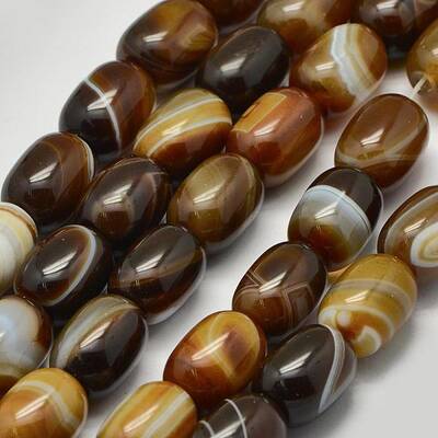 Natural Sardonyx Agate Beads Strands