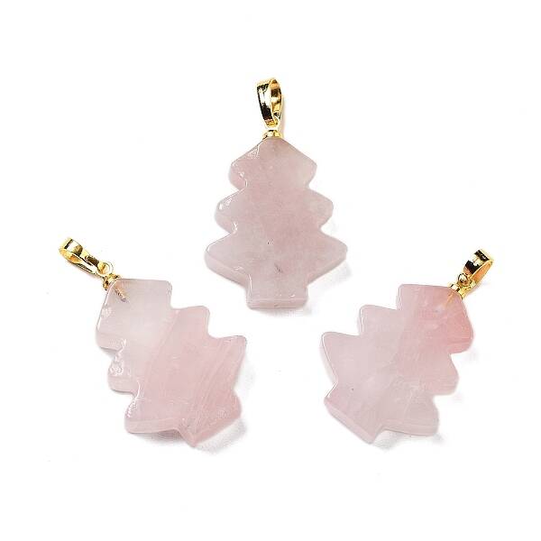 Natural Rose Quartz Pendants