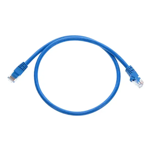 3420 Monoprice Cat6 Ethernet Patch Cable Snagless RJ45 Stranded 550MHz UTP Pure Bare Copper Wire 24AWG 2ft Blue