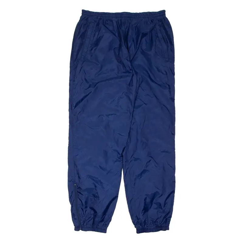 Mens Track Pants Blue Tapered XL W34 L33