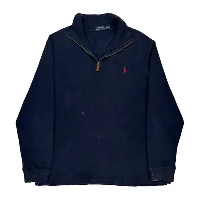 Polo By Ralph Lauren 1/4 Zip - XL Navy Cotton