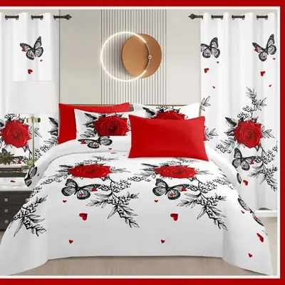 8pcs luxury bed sheets