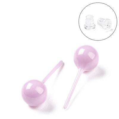 Hypoallergenic Bioceramics Zirconia Ceramic Stud Earrings