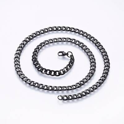 304 Stainless Steel Curb Chain Necklaces