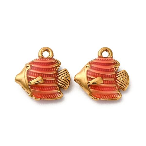 304 Stainless Steel Enamel Pendants