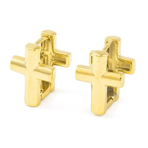 Ion Plating(IP) 304 Stainless Steel Hoop Earrings for Women