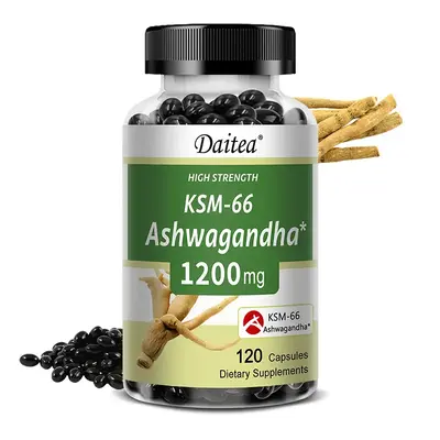 Daitea KSM-66 Ashwagandha health Supplement,Supports energy, vitality, and endurance，Supports healthy sleep