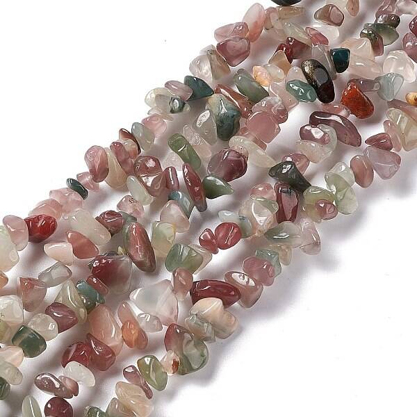 Natural Agate Chip Beads Strands