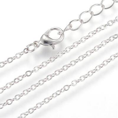 Iron Cable Chains Necklace Making