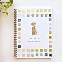 Animal Theme Watercolor Paper Book, 1 Count Watercolor Book for Beginners, Art Crafts Painting Supplies, Watercolor Paper Cra...