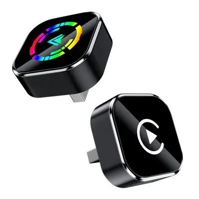 Yurnlv 2026 Wireless carplay Adapter for iPhone/Android  Fast Connection,No Latency,Hands-Free Call wireless adapter Electron...