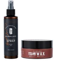 HAIRPLEXX Bundle of Sea Salt Volume Spray and Matte Wax, Lightweight Spray with a Natural Volume Look to Improve Hair Texture...