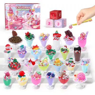 Ice Cream Cup Advent Calendar, 2025 Advent Calendar, 24 DIY Toddler Toys, Christmas Countdown, Jesus Christmas Countdown Gift...