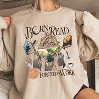 Born To Read Ravenho0d Forced To Work Shirt, Ravenho0d Series Sweatshirt, Cozy Bookish Sweatshirt, Bookish Gift for Her