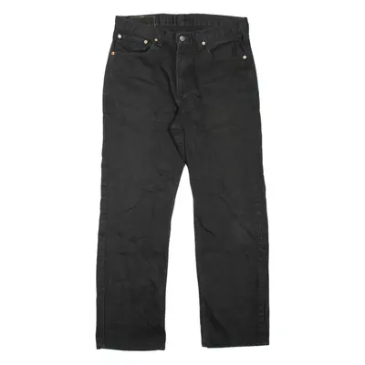 LEVI'S 751 Jeans Mens Black Regular Straight W33 L30