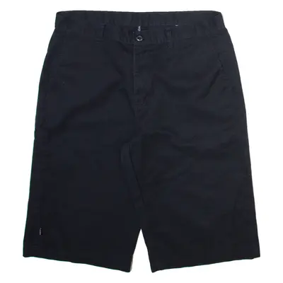 DICKIES Mens Workwear Shorts Black Relaxed L W36