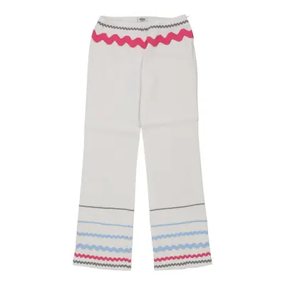 Moschino Jeans Wide Leg Trousers - 26W UK 8 White Cotton | Size: UK 8