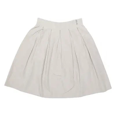MAX MARA STUDIO Womens Pleated Skirt Grey Knee Length UK 8