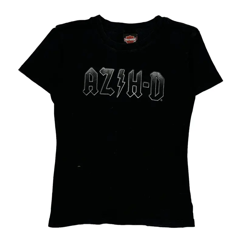 Arizona Harley Davidson Graphic T-Shirt - Small Black Cotton